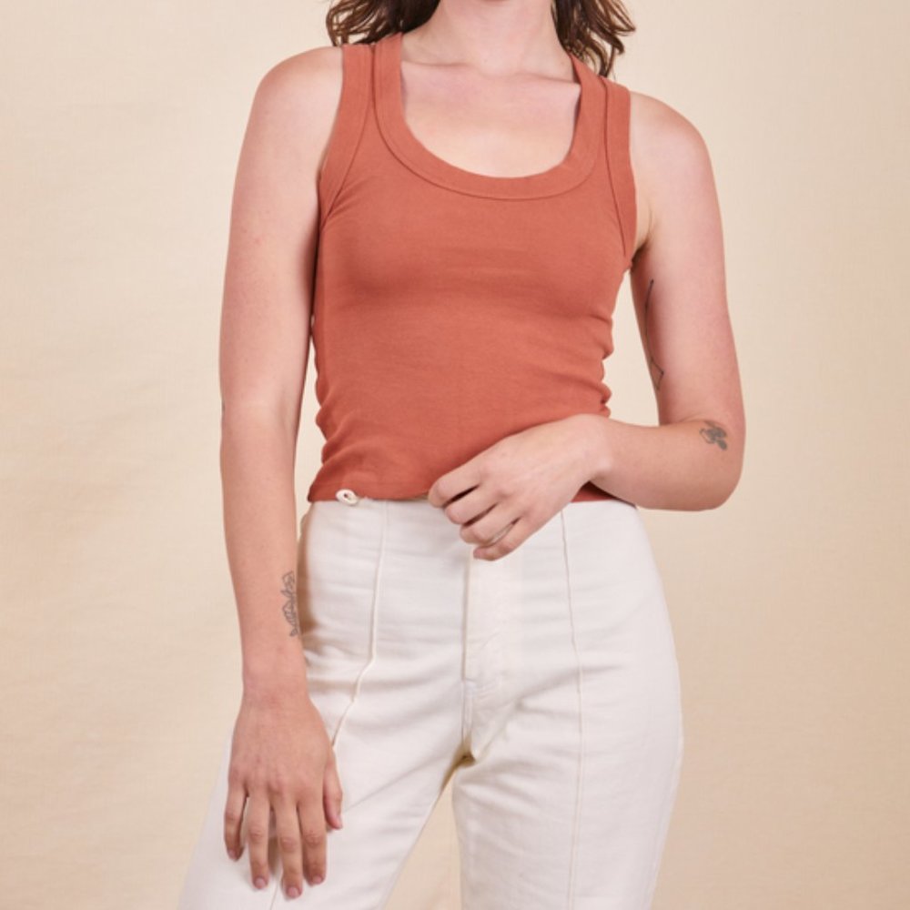 BBP Tank Top in Clay Red